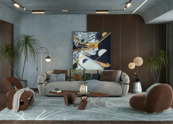 Livingroom Model 1 - Elegant Design